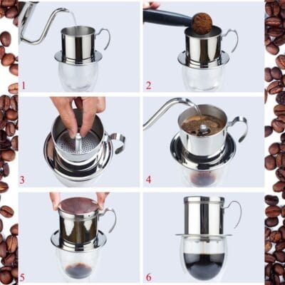 Stainless Steel Coffee Filter Set Reusable - Image 7