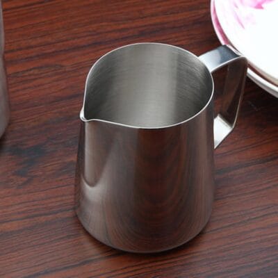 Silver Metal Milk Jug Coffee Making Tools - Image 6
