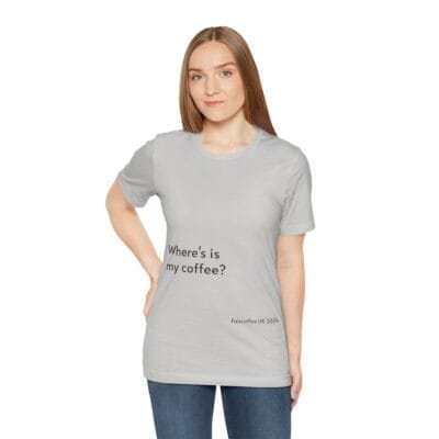 Coffee Quote Print Tshirt Jersey Short Sleeve Tee Unisex - Image 13