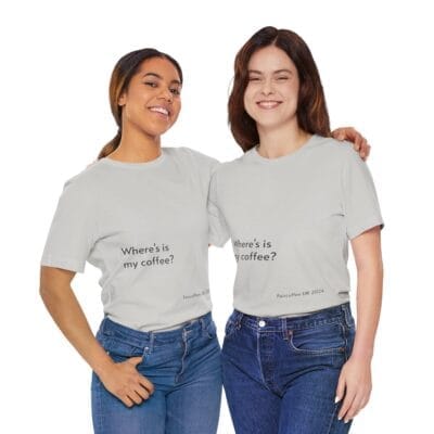 Coffee Quote Print Tshirt Jersey Short Sleeve Tee Unisex - Image 27