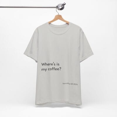 Coffee Quote Print Tshirt Jersey Short Sleeve Tee Unisex - Image 7