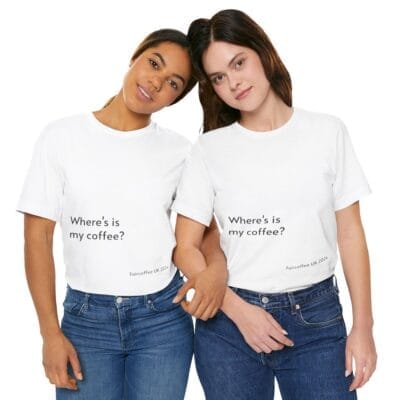 White T-Shirt Coffee Quote Print Jersey Short Sleeve Tee Unisex - Image 26