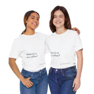 White T-Shirt Coffee Quote Print Jersey Short Sleeve Tee Unisex - Image 27
