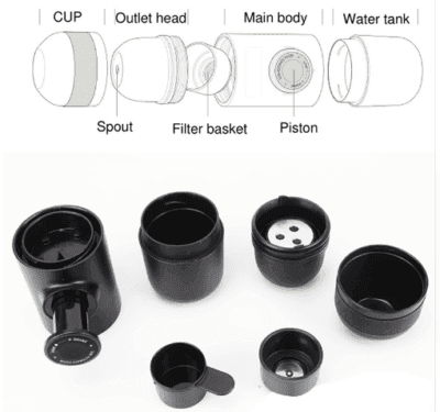Portable Mini Coffee Machine Condensed - Image 3