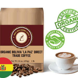 Coffee Beans Organic Bolivia 'La Paz' Direct Trade Coffee Arabica