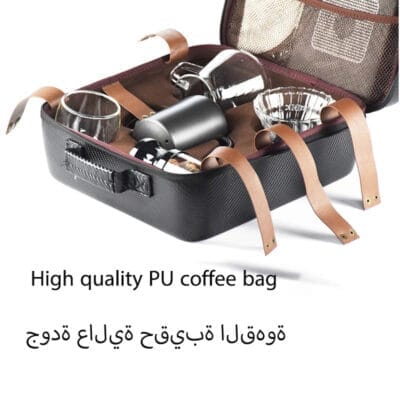 Gift Set of Travel Coffee Accessories Set - Image 5