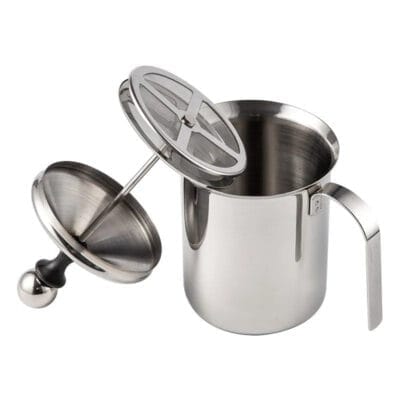 Manual Milk Frother Stainless Steel Cappuccino Coffee Creamer - Image 4