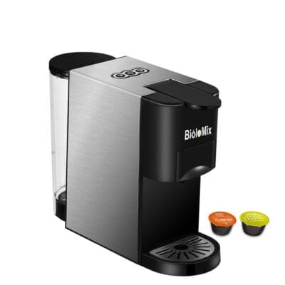 Coffee Machine 3-in-1 Espresso 19Bar 1450W Multiple Capsule Coffee Maker Fit Nespresso,Dolce Gusto and Coffee Powder - Image 2