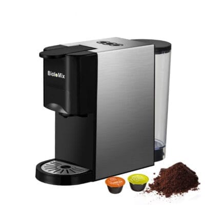 Coffee Machine 3-in-1 Espresso 19Bar 1450W Multiple Capsule Coffee Maker Fit Nespresso,Dolce Gusto and Coffee Powder - Image 4