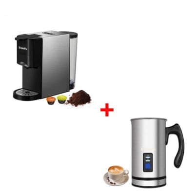 Coffee Machine 3-in-1 Espresso 19Bar 1450W Multiple Capsule Coffee Maker Fit Nespresso,Dolce Gusto and Coffee Powder - Image 5